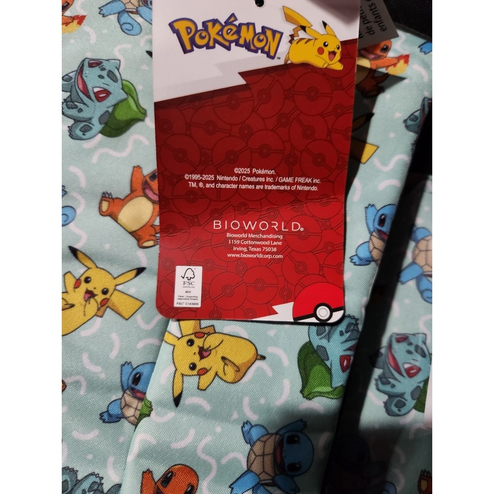 Pokemon Clear Backpack With Removable Sleeve Missing‎ Fun Pack - Picture 3 of 4